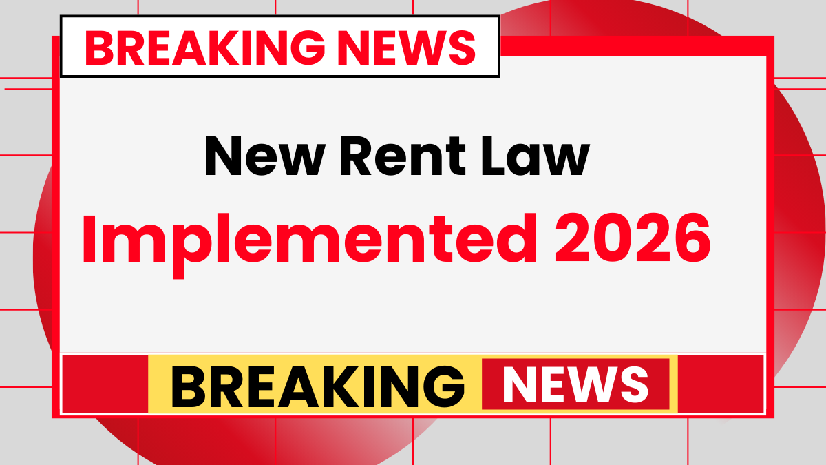 New Rent Law Implemented 2026: Requiring Legal Documentation Before ...
